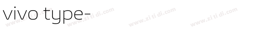 vivo type字体转换 vivo type字体转换